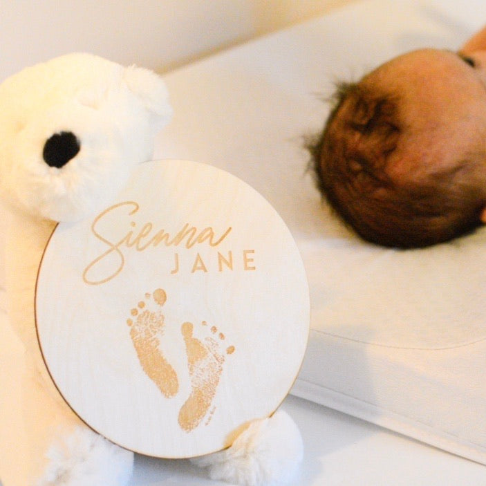 Baby’s Name + Footprint