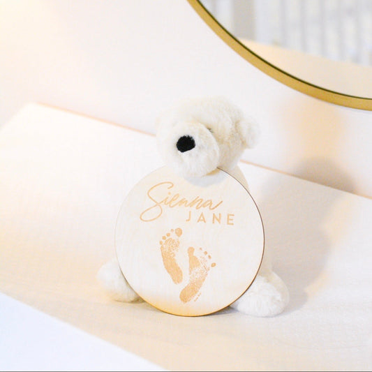 Baby’s Name + Footprint