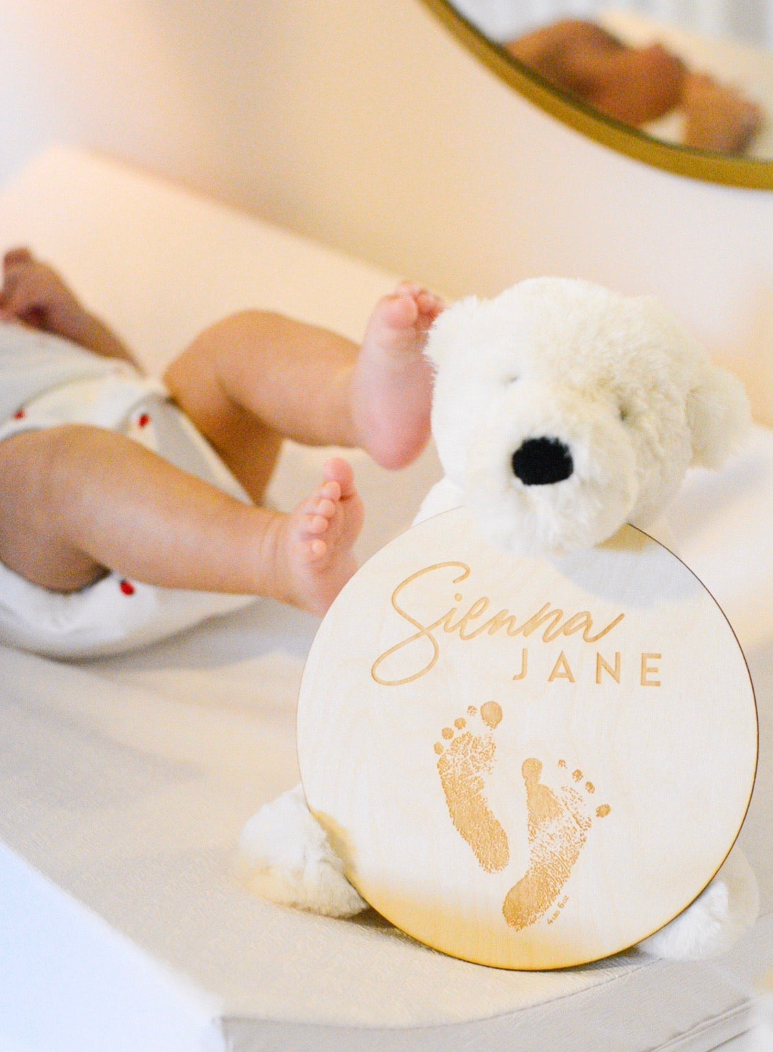 Baby’s Name + Footprint